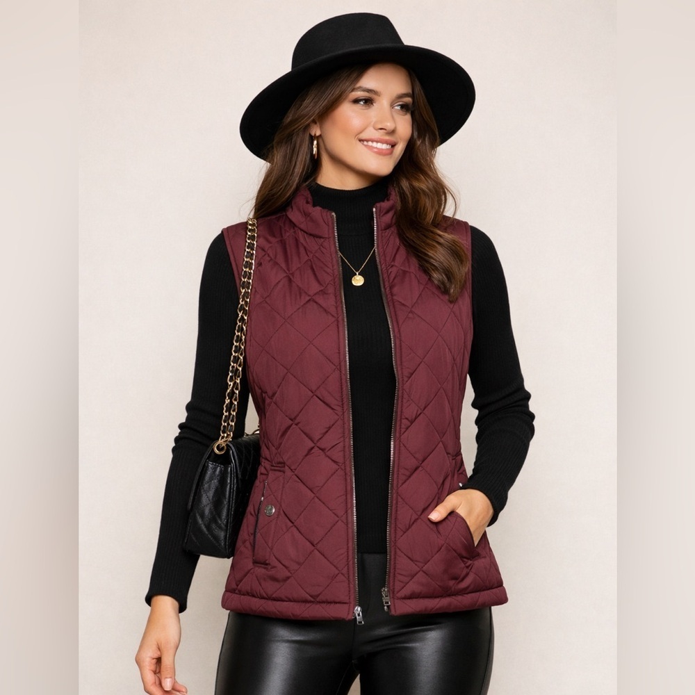 NWT Fashion Vest. Comes in 3 colors.  Black, burgundy and army green.
